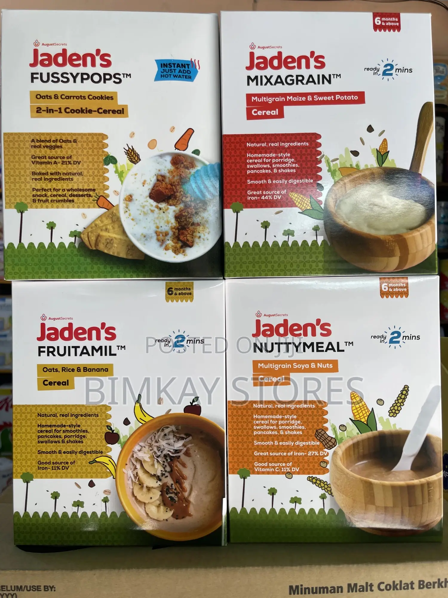 Jaden’S Fruitamil Oat Rice And Banana Baby Cereal 6 Months 310g