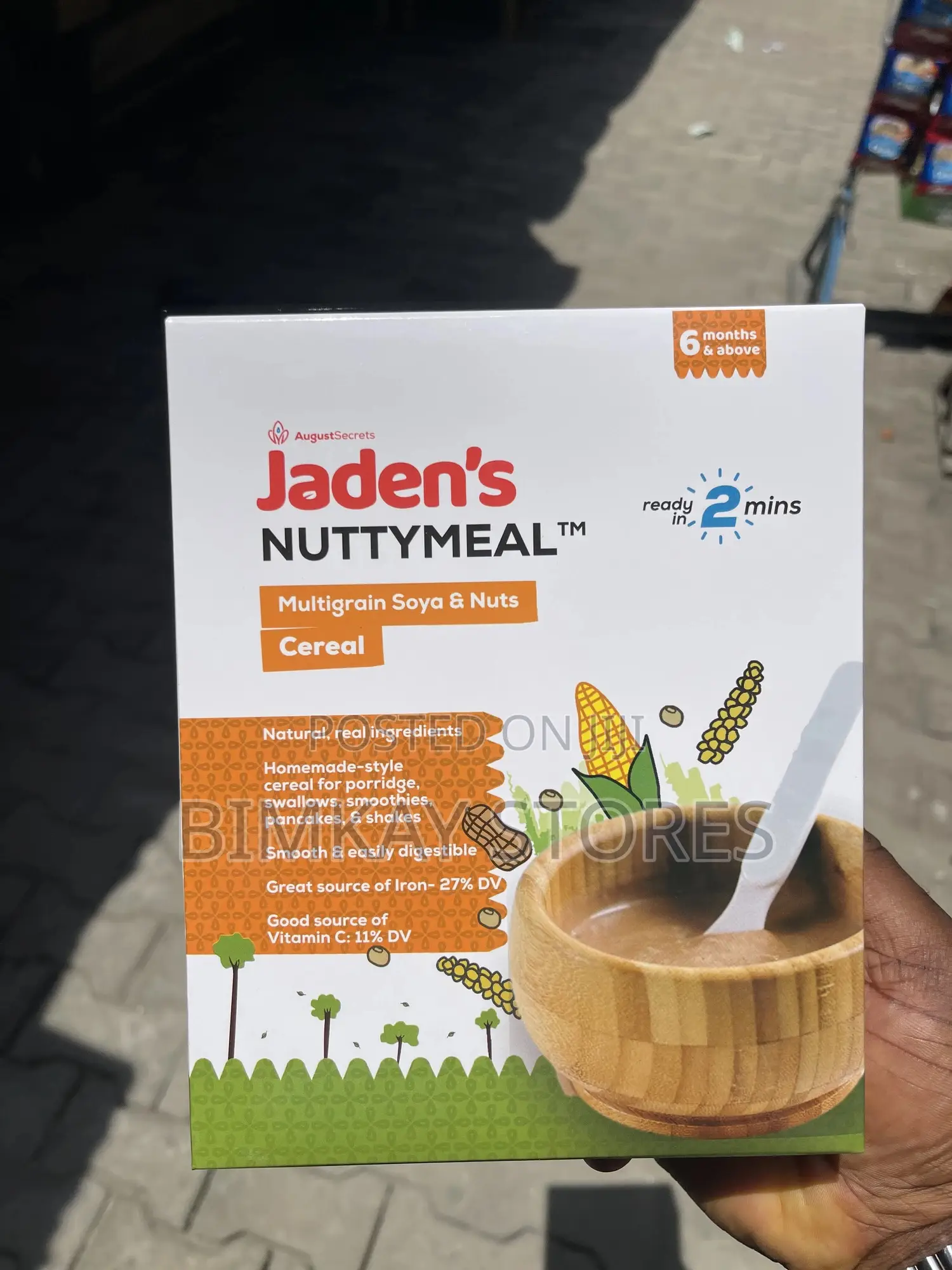 Jaden’S Nuttymeal Multigrain Soya and Nuts Baby Cereal 6 Months 310g