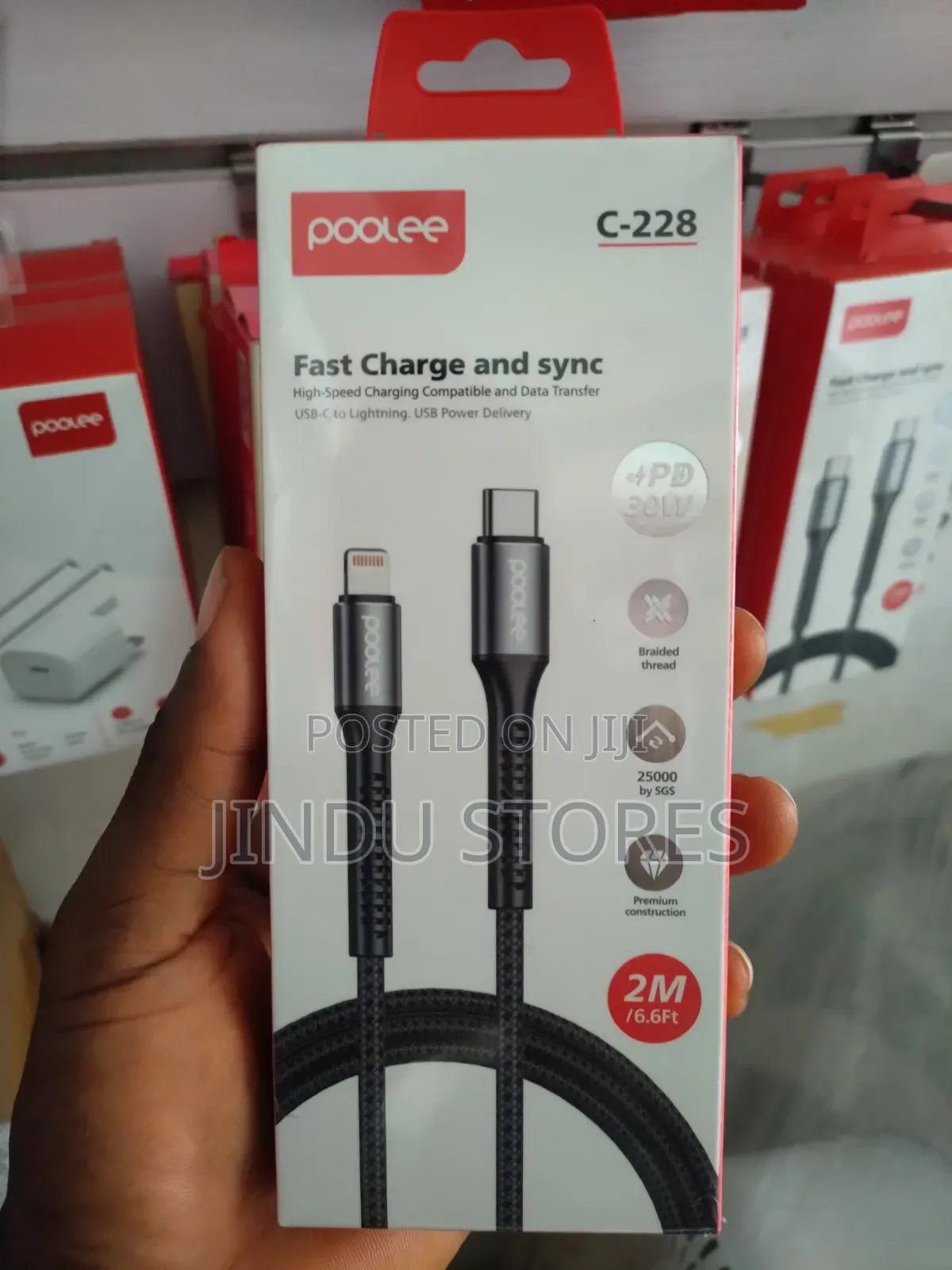 Poolee Pd30w C-Lightning Fast Braided Cable