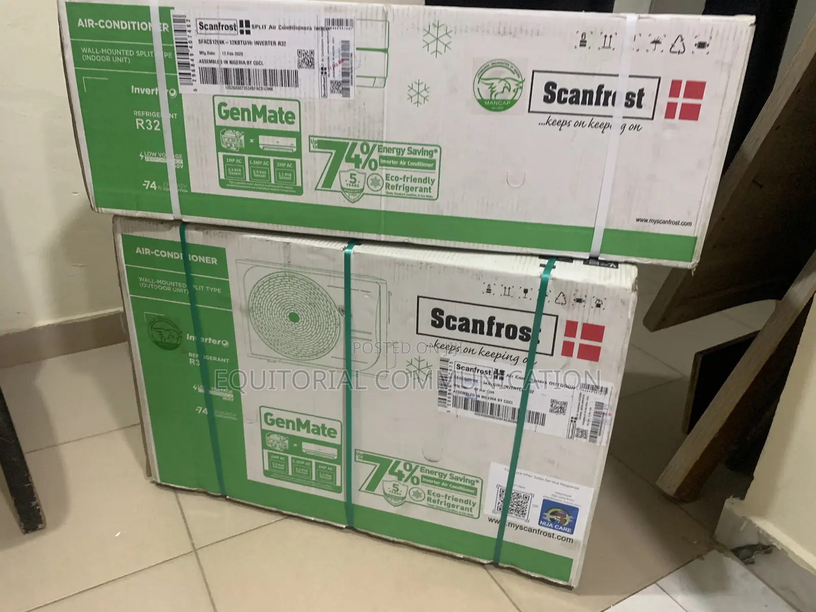 Scanfrost Sfacs12ink Quiet Operation Air Conditioner