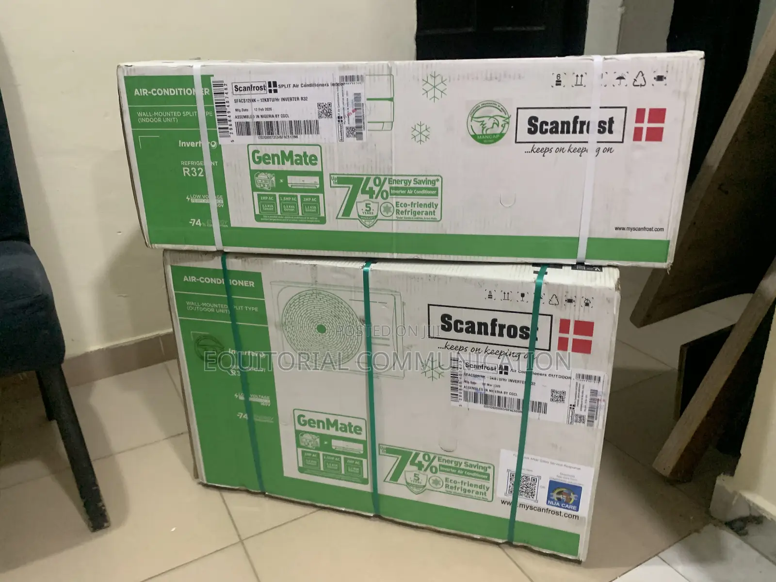 Scanfrost Sfacs12ink Quiet Operation Air Conditioner