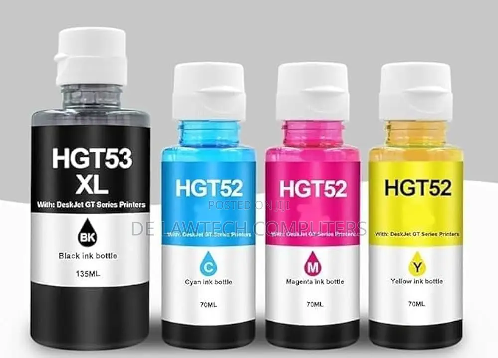 Hp Gt52, Gt53 Original Ink Bottles