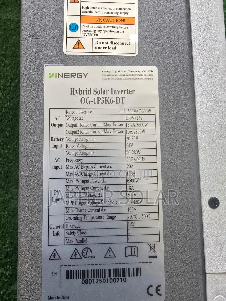 4.5kva 24v Dipower Offgrid Hybrid Inverter