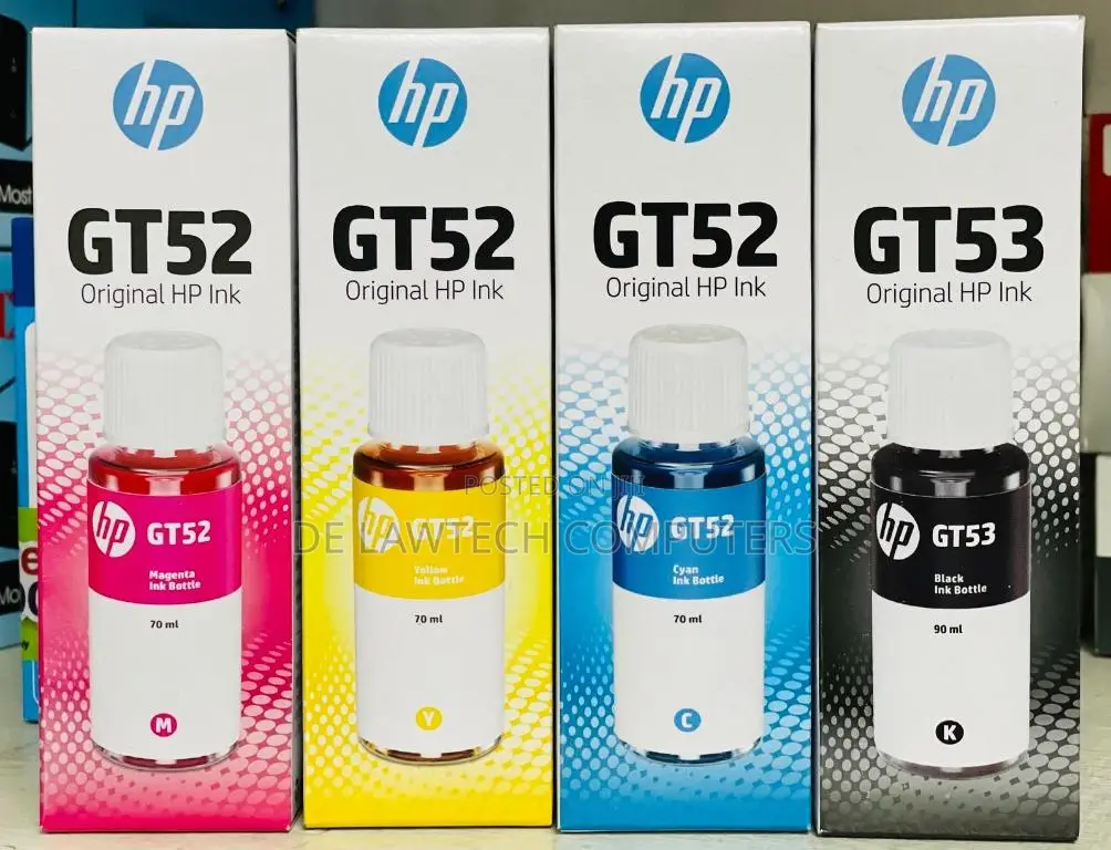 Hp Gt52, Gt53 Original Ink Bottles