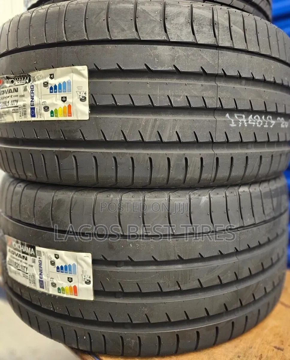Brand New Yokohama Advan Sport V105 - 295/35 R21 107y (Extra Load)