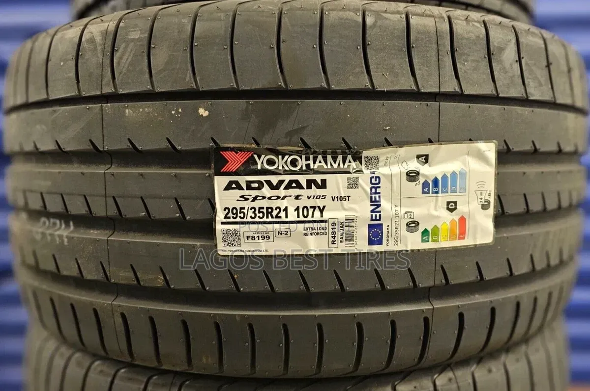 Brand New Yokohama Advan Sport V105 - 295/35 R21 107y (Extra Load)