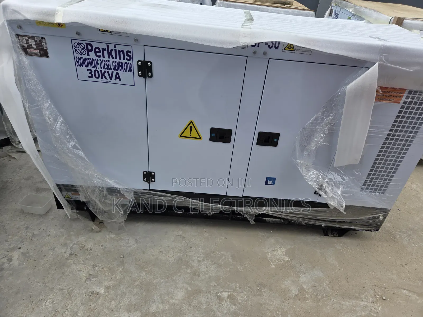 Original 30kva Perkins Generator – Silent Soundproof System