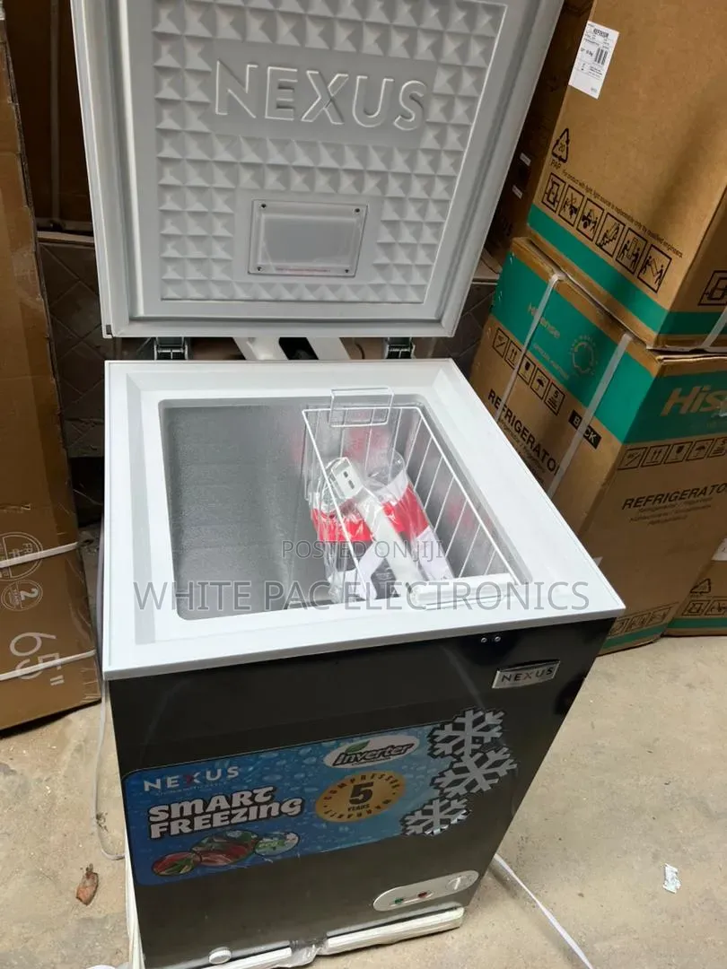 Nexus 108 Litre Inverter Freezer ( 55w )Fast Freezing 5:Yrs Warranty