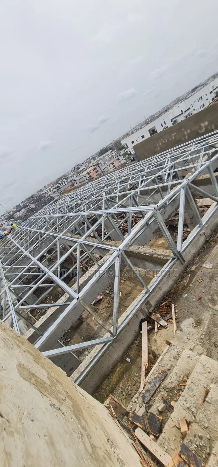 Steel Roof Trusses Fabrication