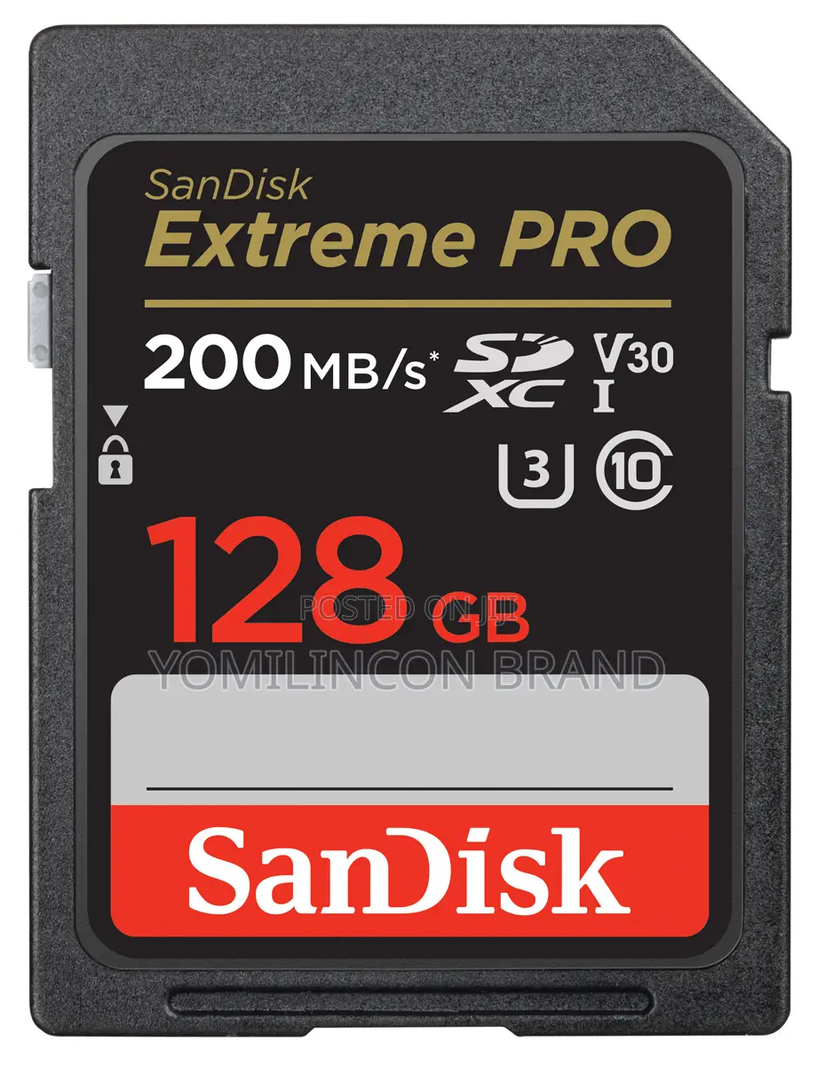 128 Gb Extreme Pro SDXC 200mbs