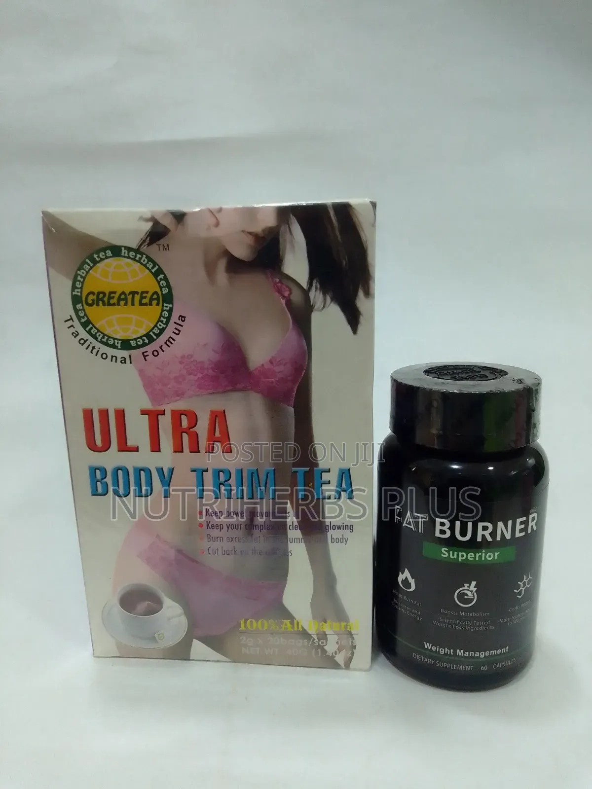 Ultra Body Trim Tea+Fat Burner Capsules:An Effective Weight Loss Combo