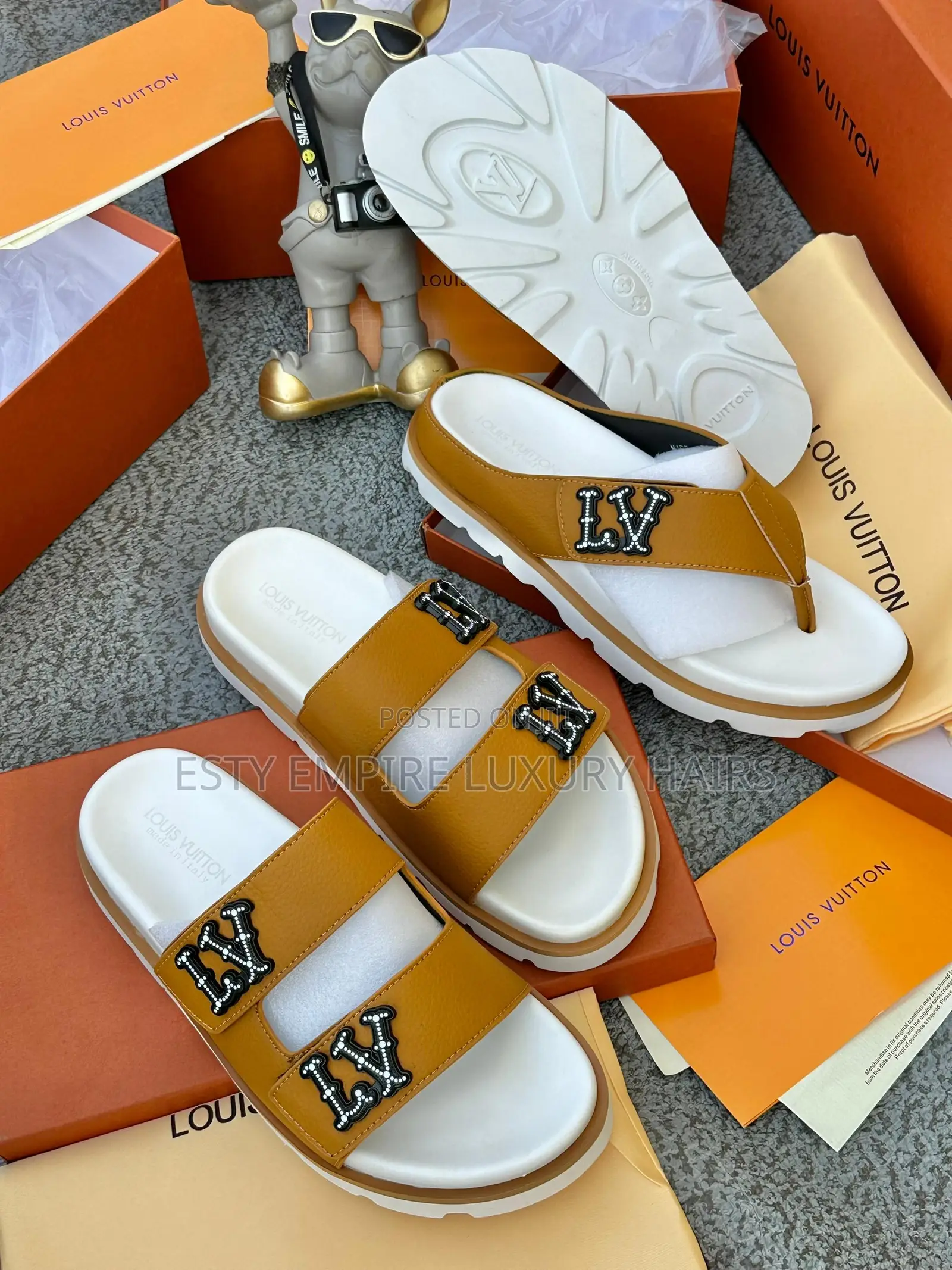 High Quality Luxury Louis Vuitton Leather Pam