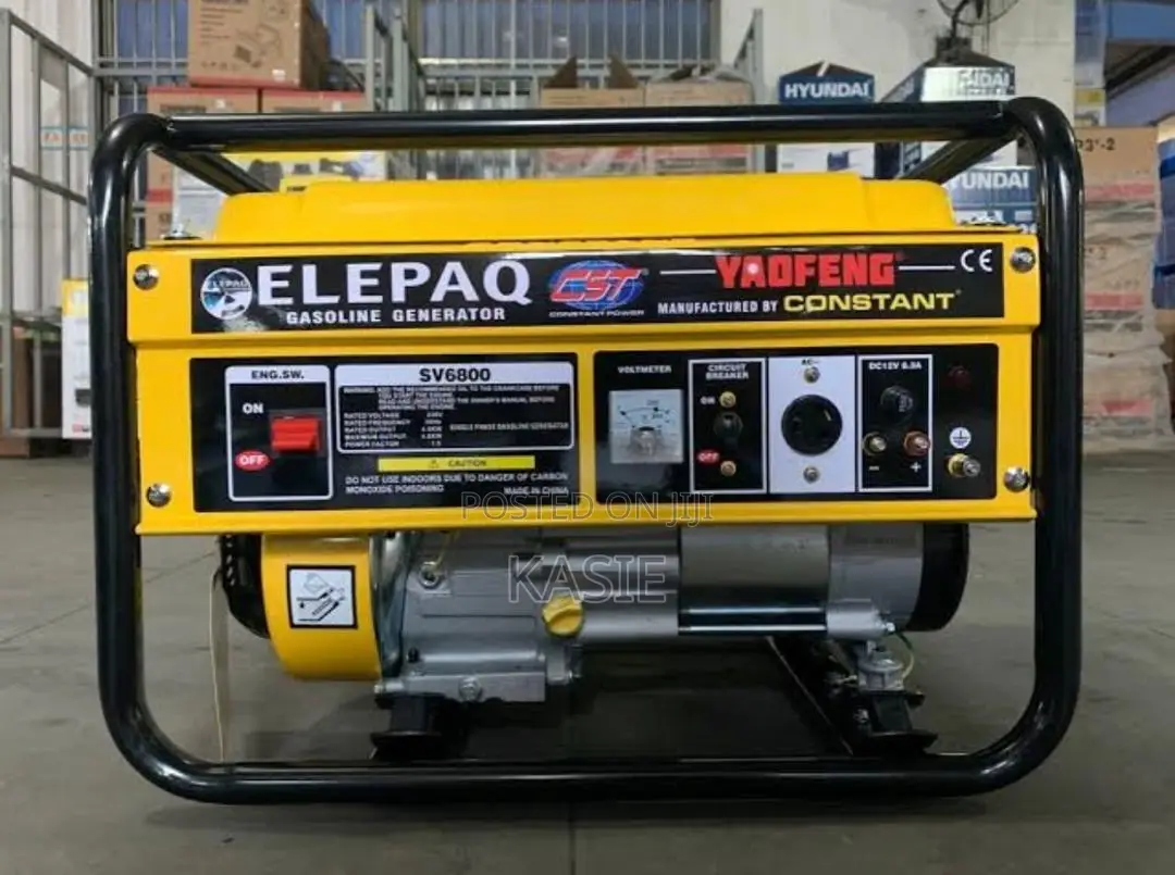 Sv6800 4.5kva Original Constant Elepaq Yaofeng Manual Start Petrol