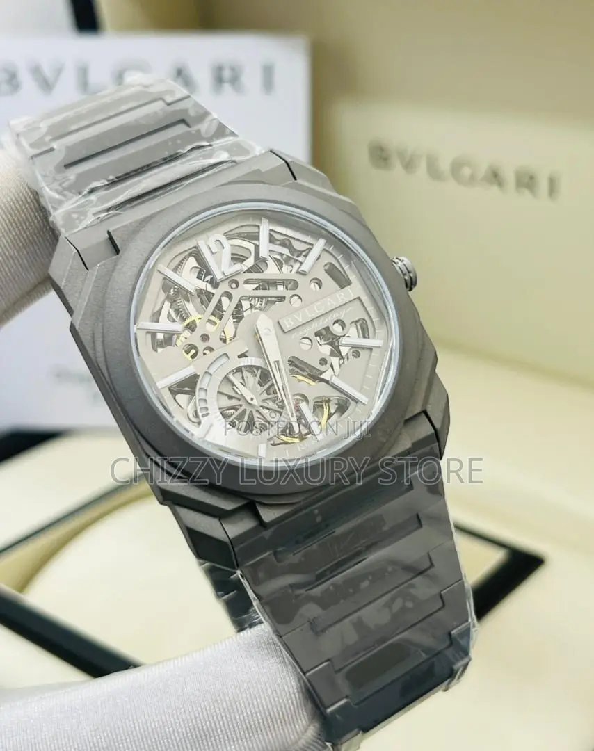 Bvlgari Quality Luxury Men Automatic Engine Wristwatch