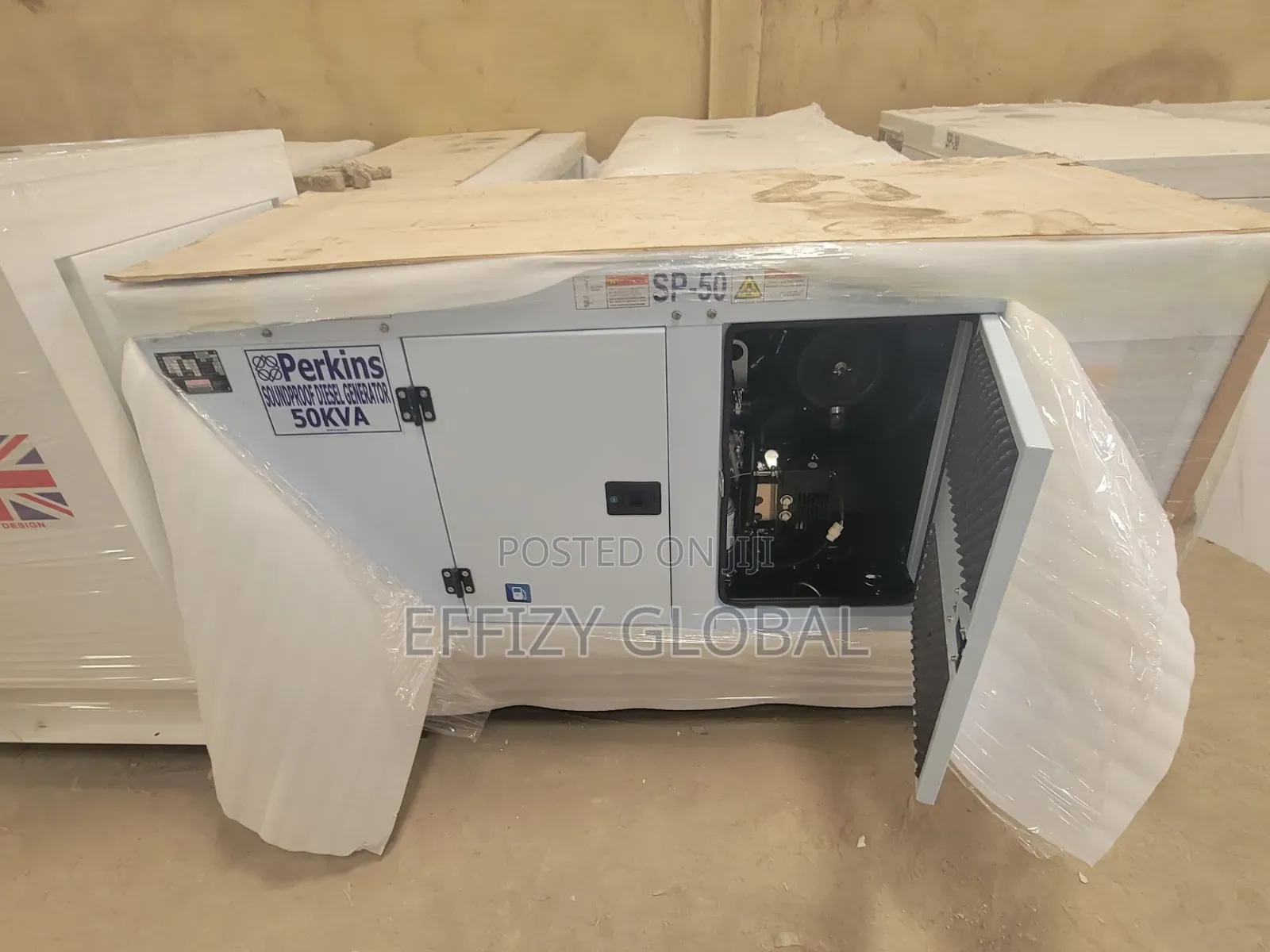 Brand New 50kva Perkins Soundproof Generator (England)