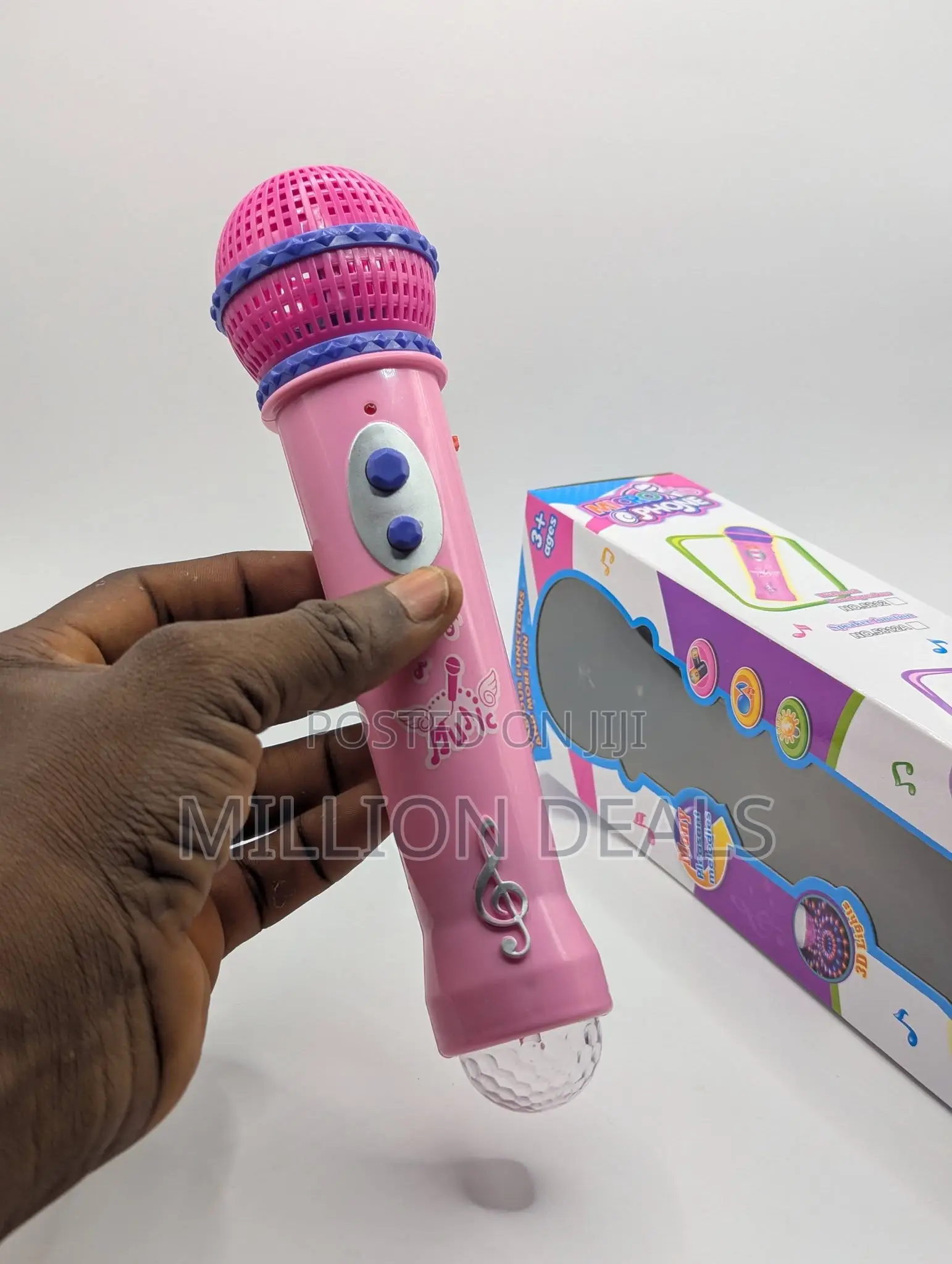 Stylish Led Girl Child Microphone Kids Toy Ages 3+