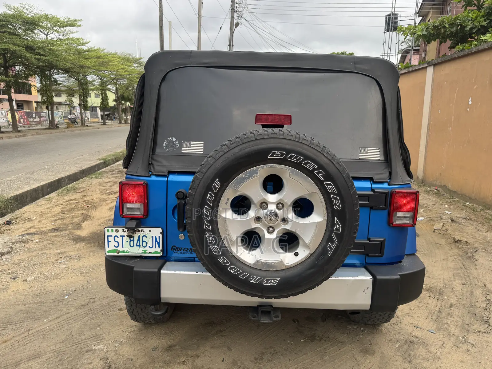 Jeep Wrangler Sport 2dr SUV 4WD (3.6L 6cyl 6M) 2015 Blue