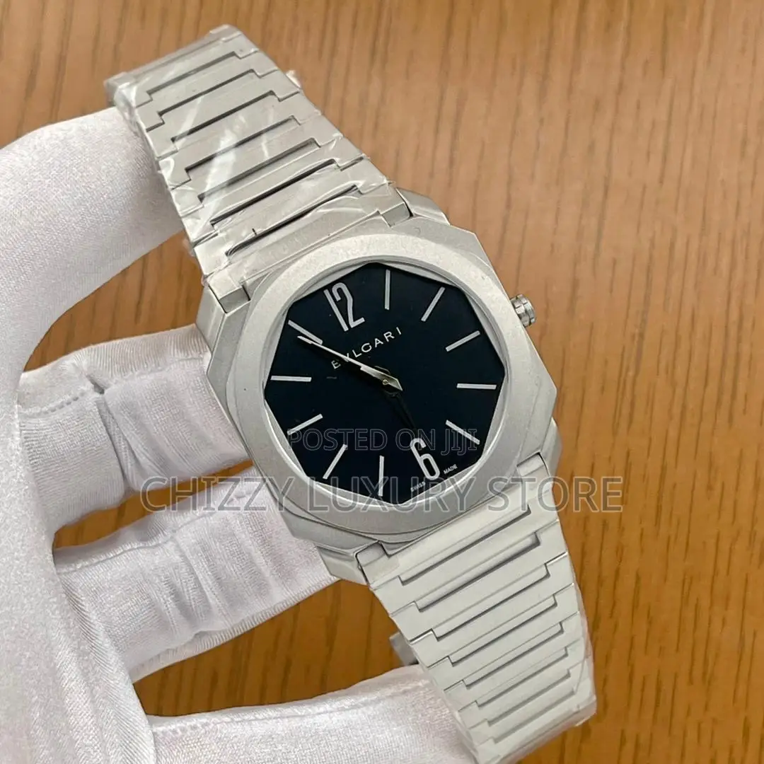 Bvlgari Quality Luxury Men Automatic Engine Wristwatch