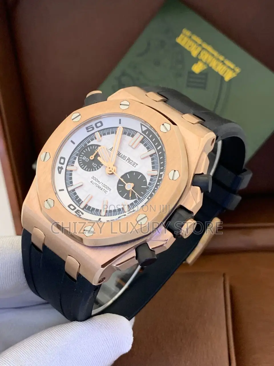 Audemars Piguet Quality Luxury Men Chronograph Rubber Strap