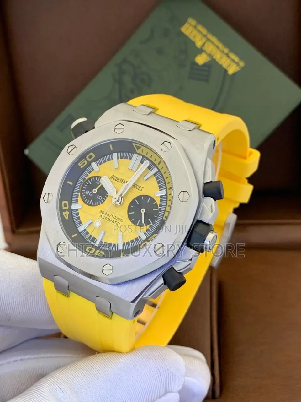 Audemars Piguet Quality Luxury Men Chronograph Rubber Strap