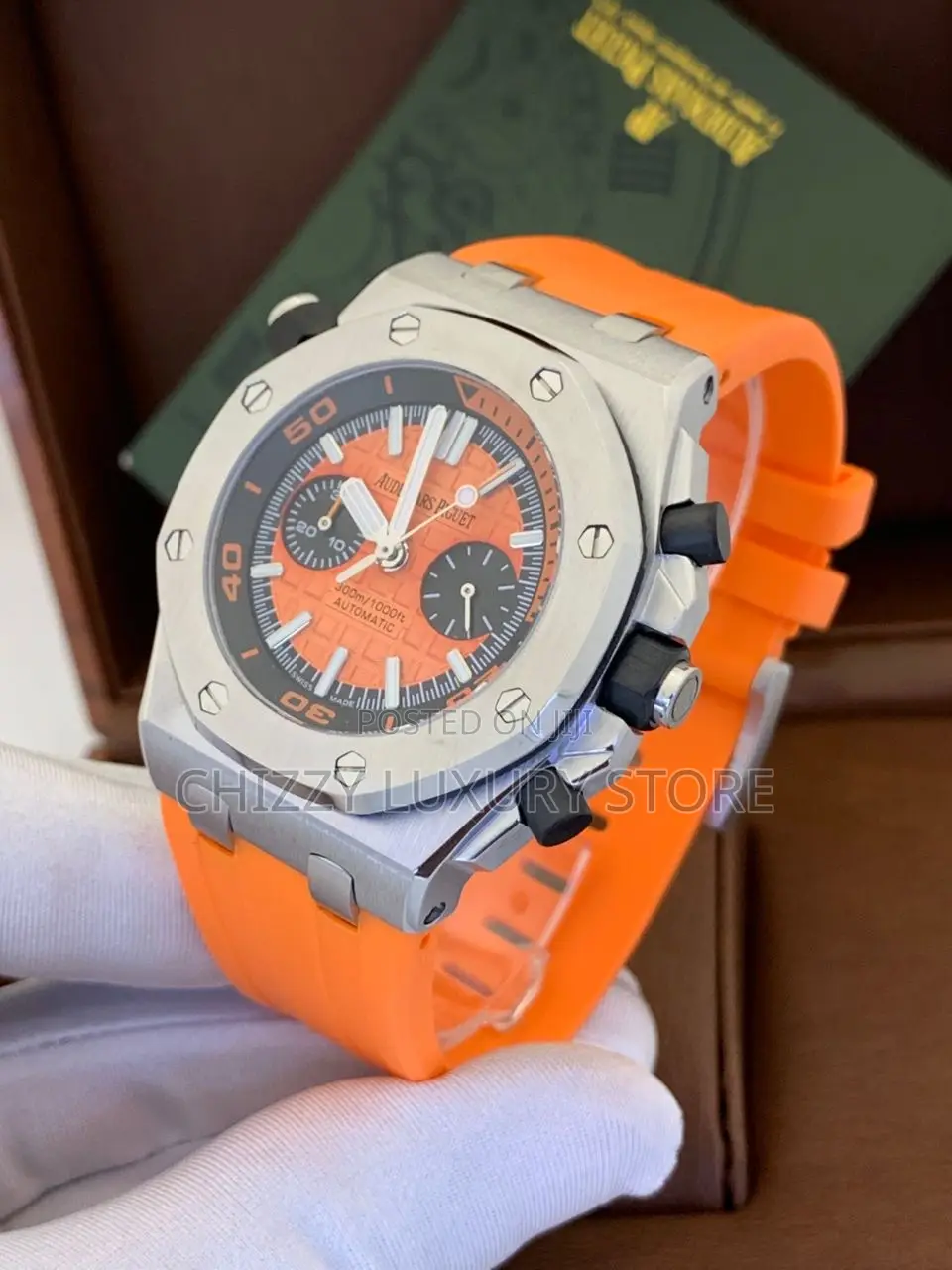 Audemars Piguet Quality Luxury Men Chronograph Rubber Strap