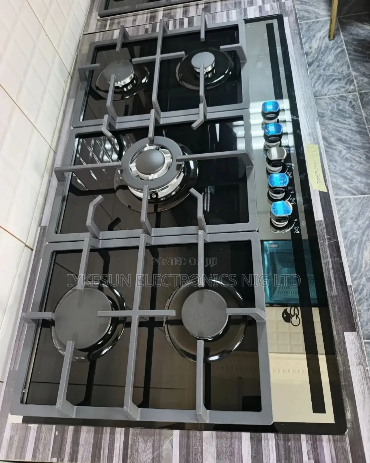 (Original Gs Inbuilt Cabinet Blueflame Light 5 Burners Gas Cooker Hob)