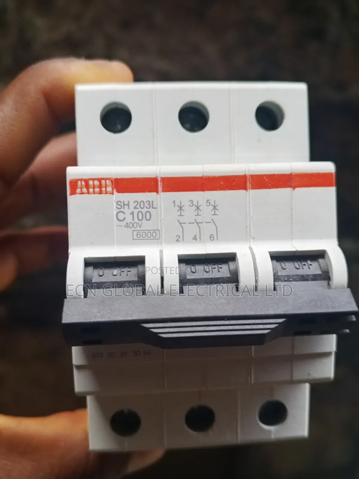 Original Abb 100a 3-Pole MCB Breaker