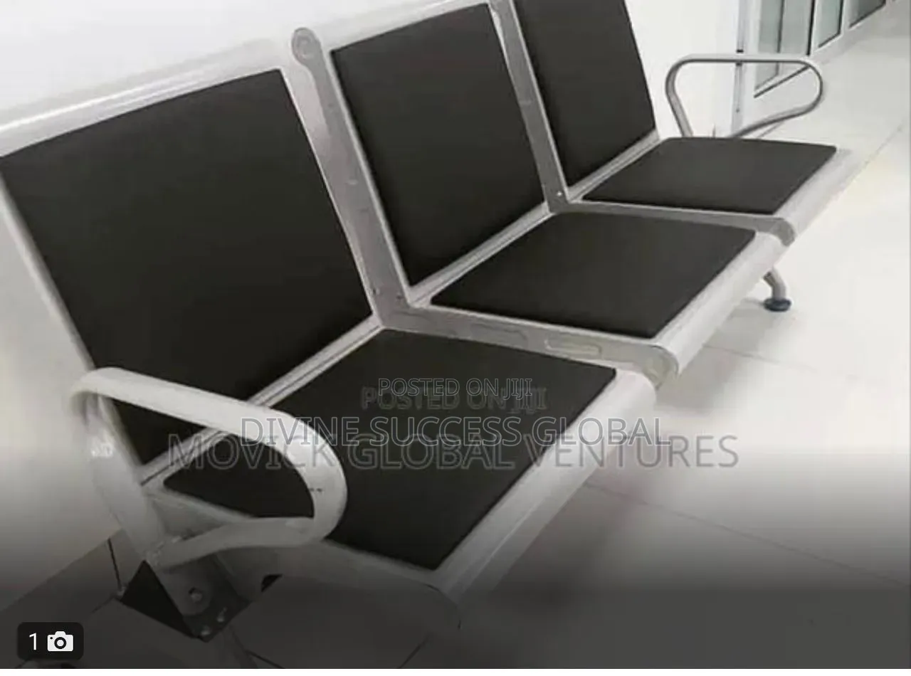 Heavy-Duty 3 Seater Airport Chair