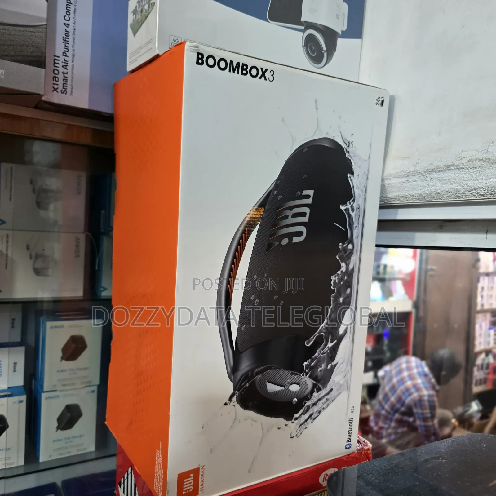 JBL Boombox 3 Wireless Bluetooth Portable Speaker - Black