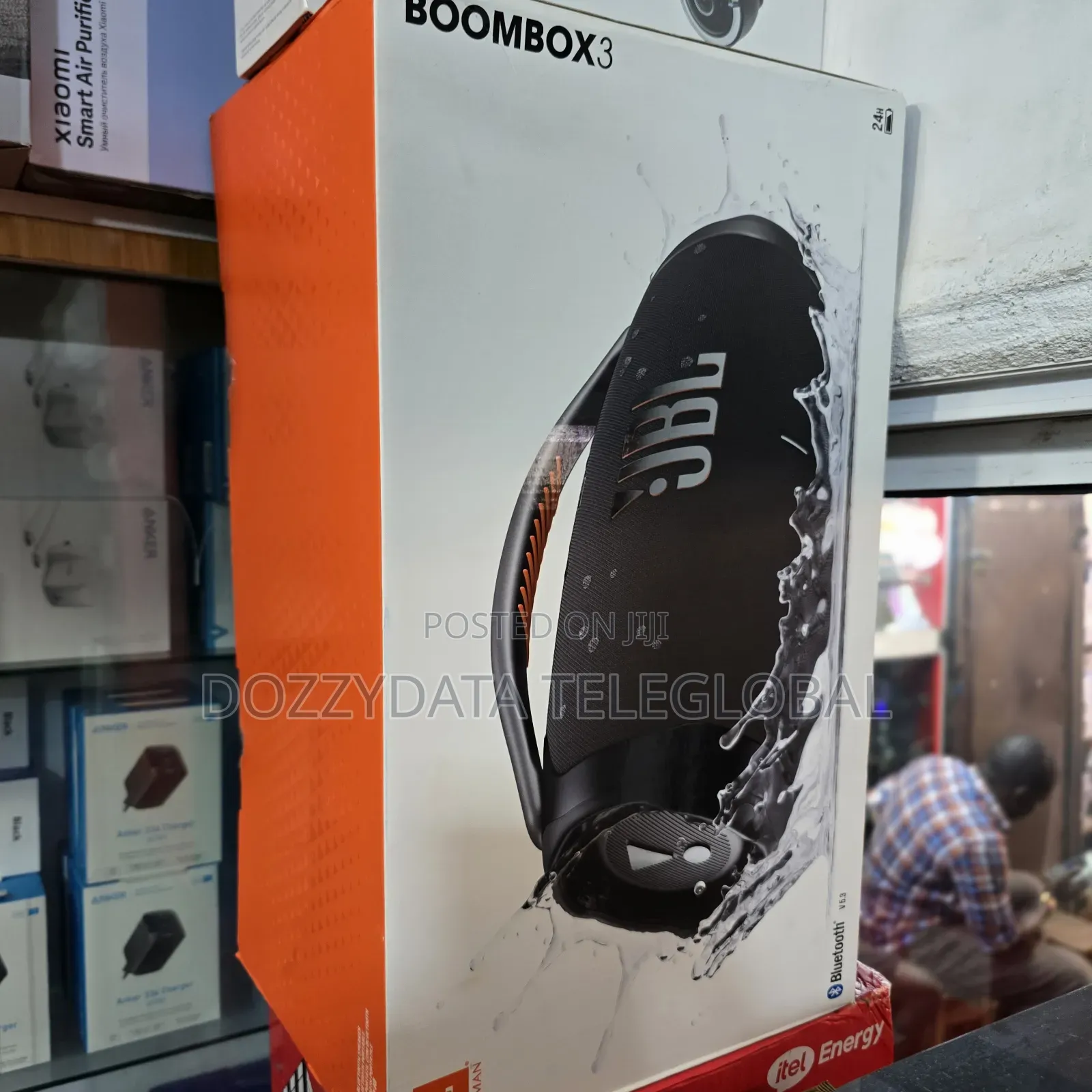 JBL Boombox 3 Wireless Bluetooth Portable Speaker - Black