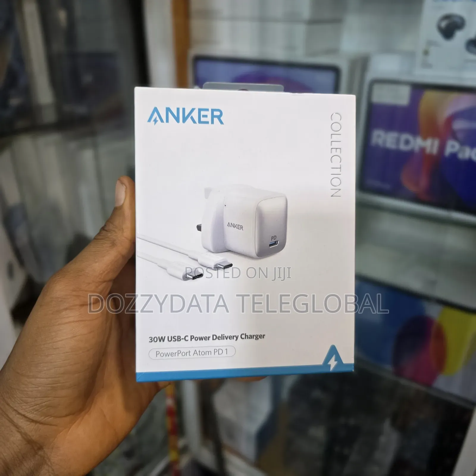 Anker Powerport Atom Pd 1 30w Usb-C Charger (White)