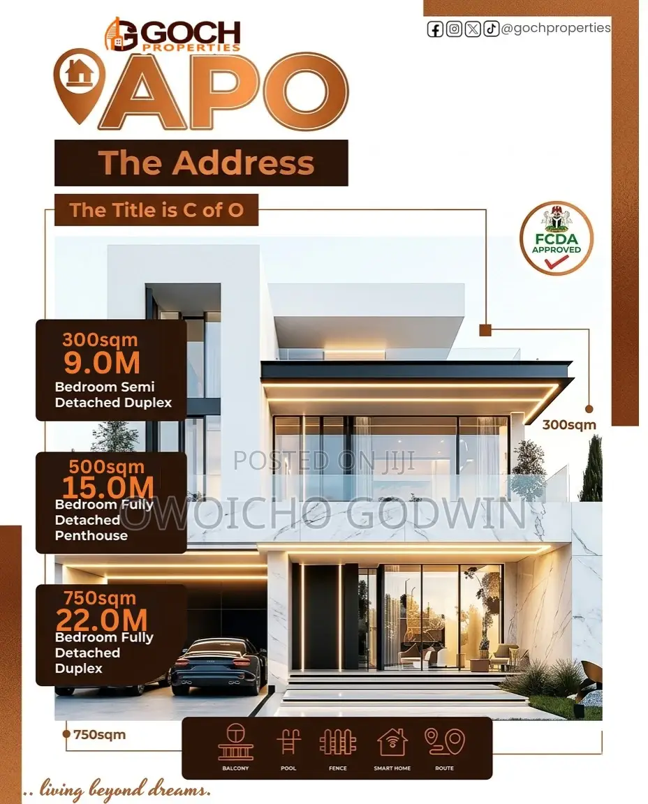 750sqm Apo Estate Land 43m