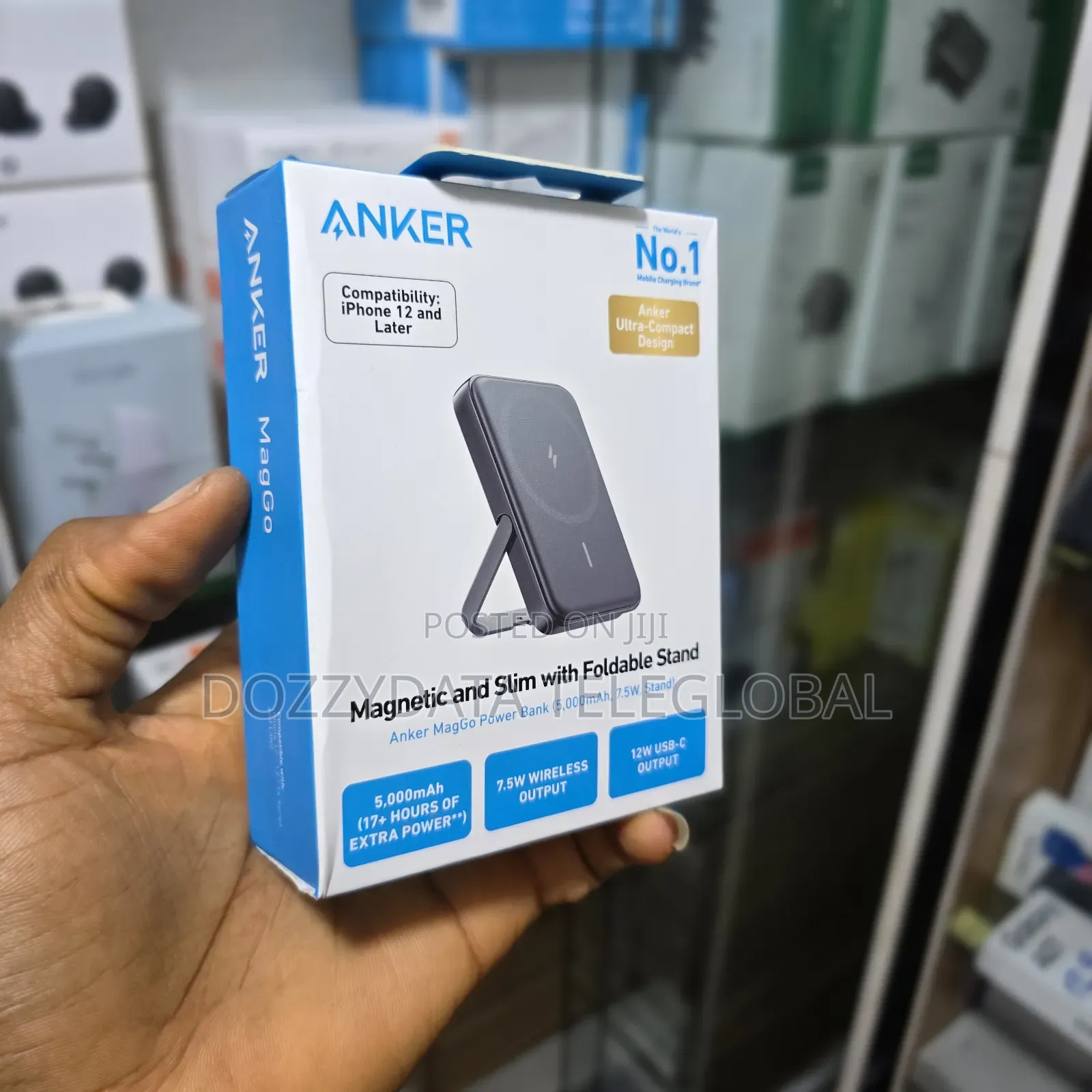 Anker Maggo 5000mah Magnetic Power Bank With Foldable Stand
