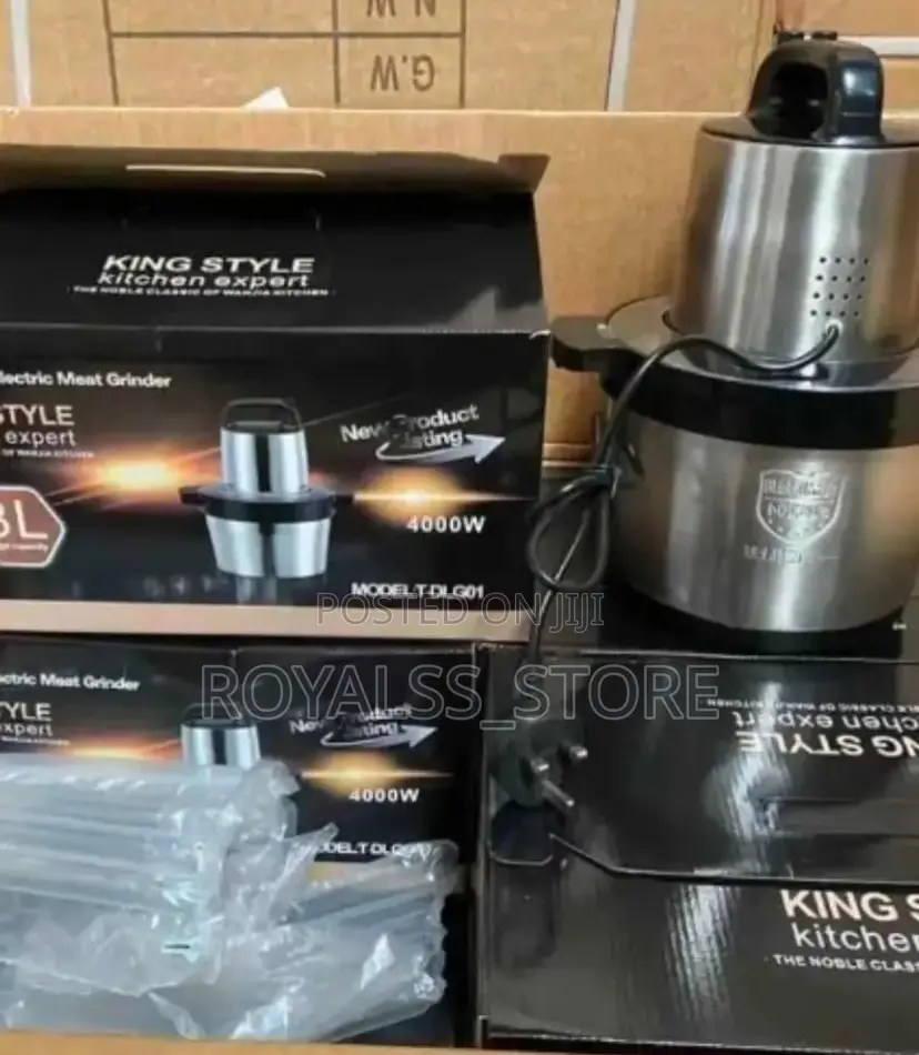 8l Kingstyle Multi-Purpose Food Processor/Yam Pounder/Meat Grinder