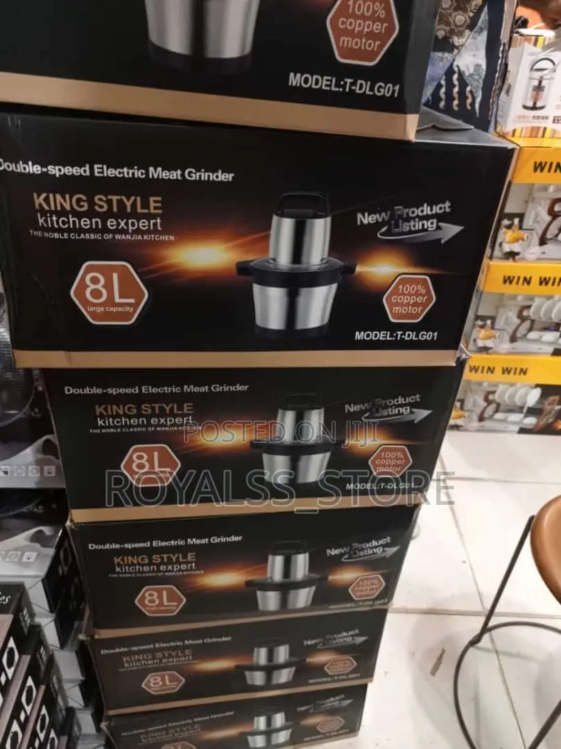 8l Kingstyle Multi-Purpose Food Processor/Yam Pounder/Meat Grinder