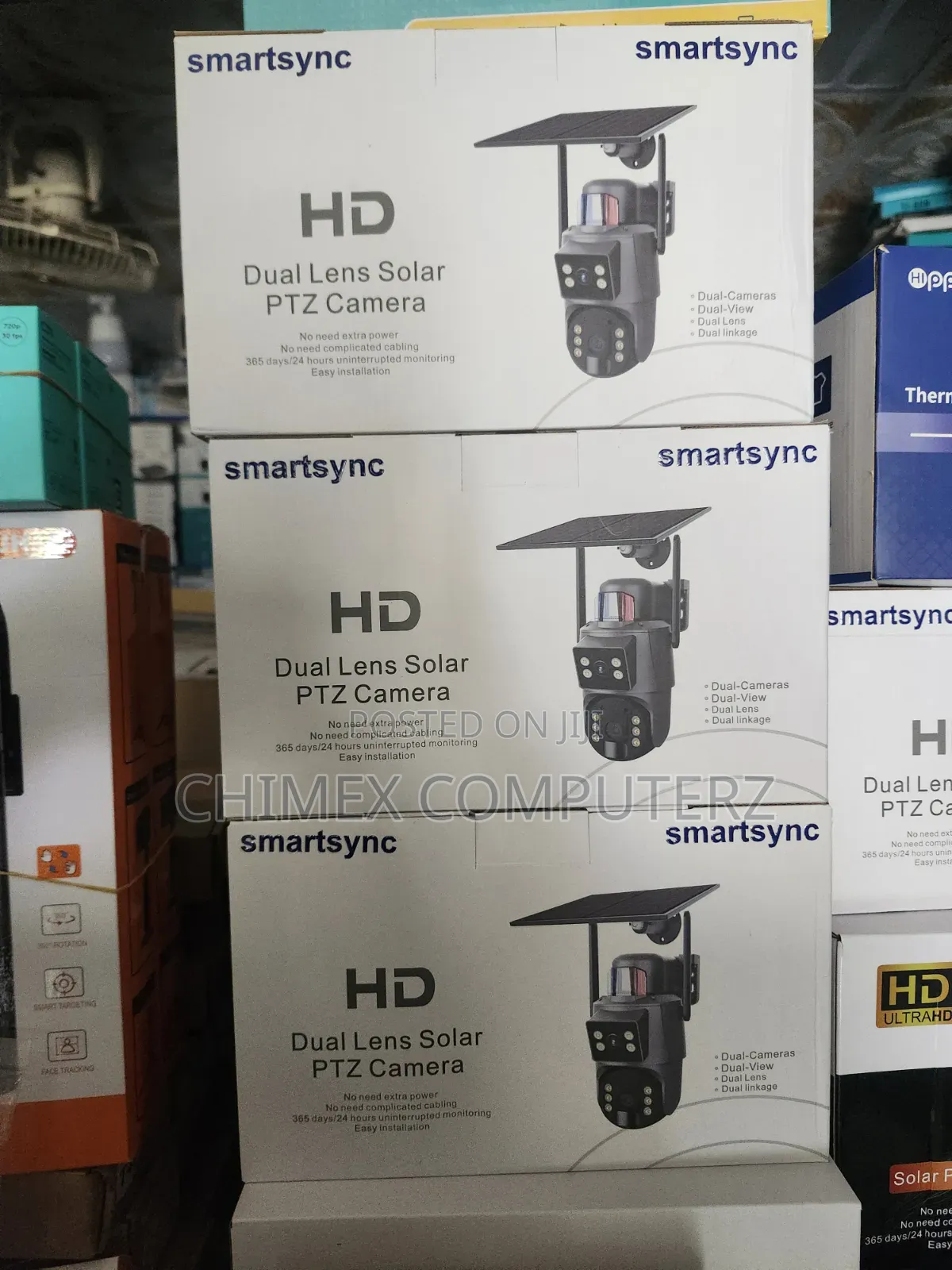 Dual Lens Solar PTZ Camera