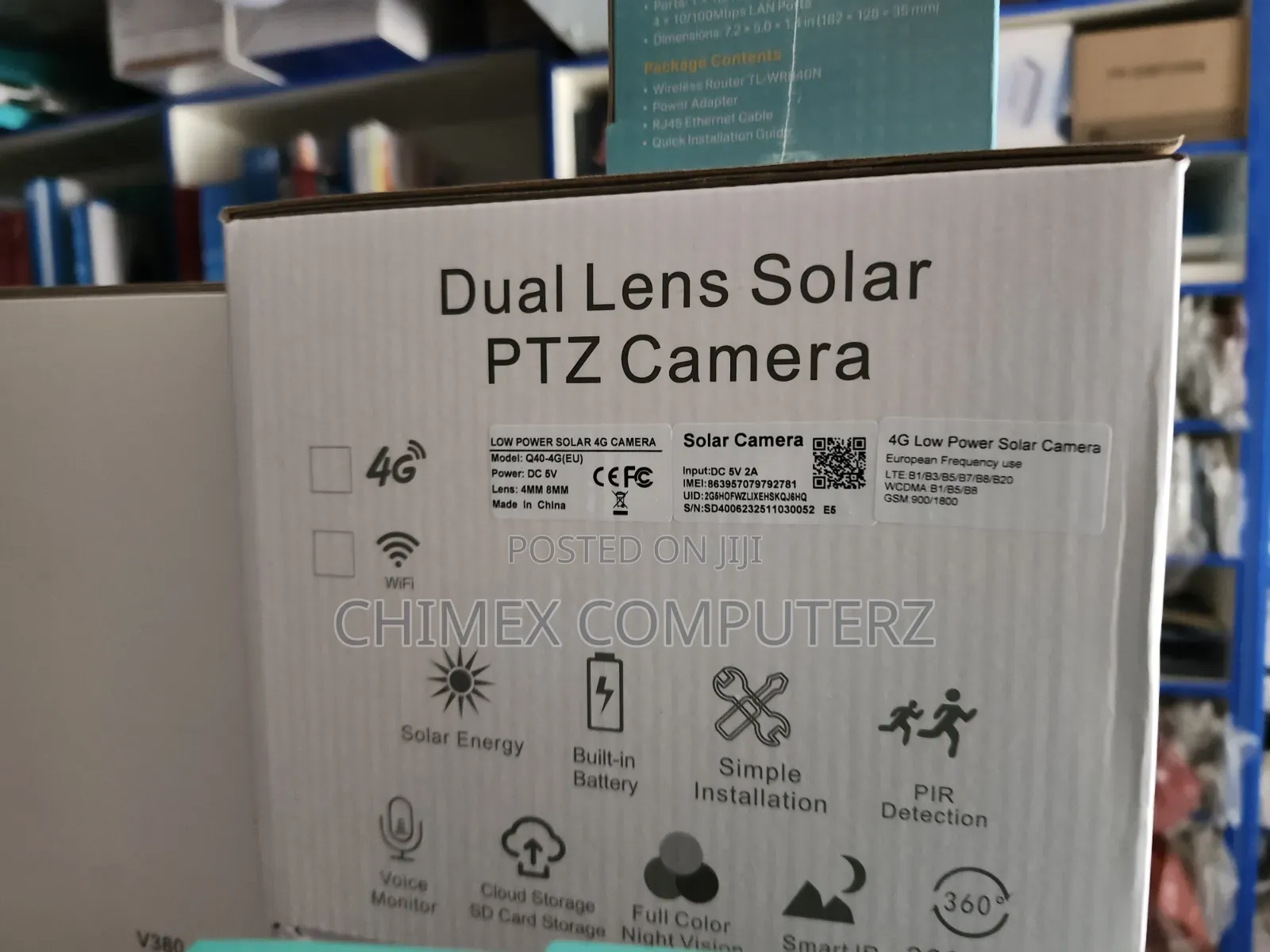 Dual Lens Solar PTZ Camera