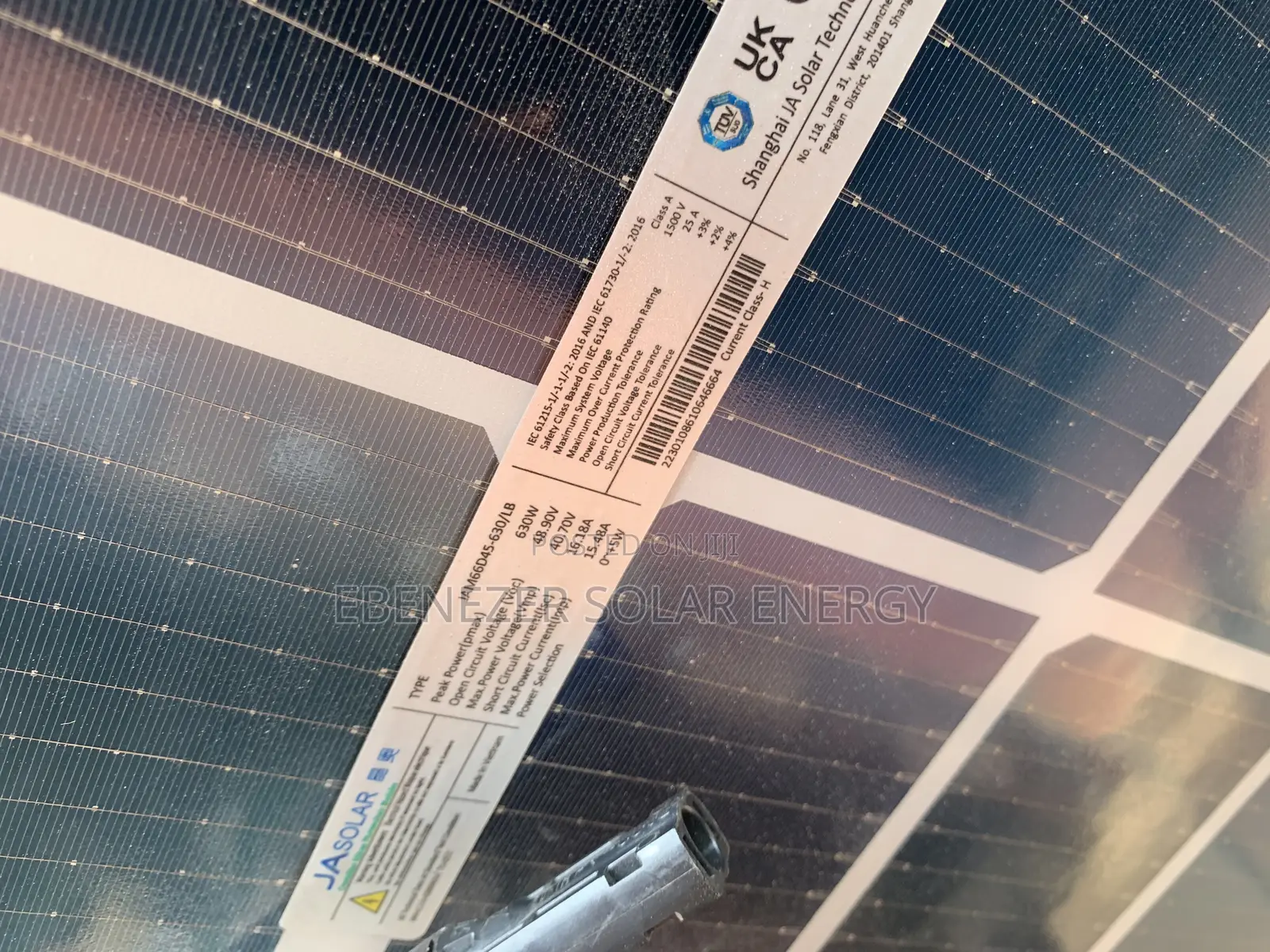630w Ja Solar Panels Bifacial Mono