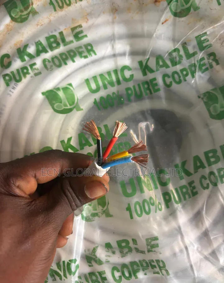 Original Full Gauge 2.5mm2 4 Core Flexible Cable (4c Flex Wire)
