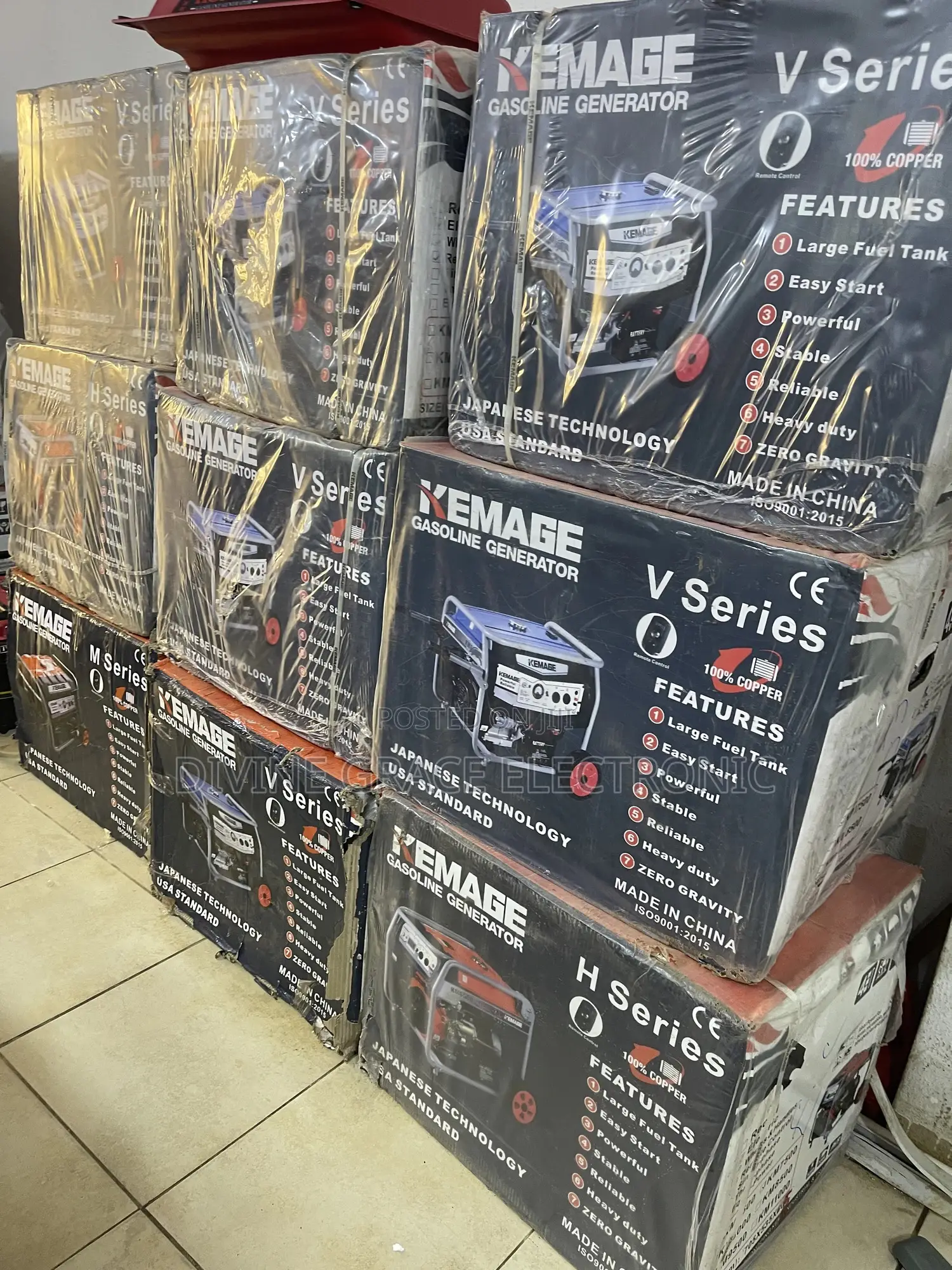 13kva Brand New Kemage Key/Remote Start Petrol Generator