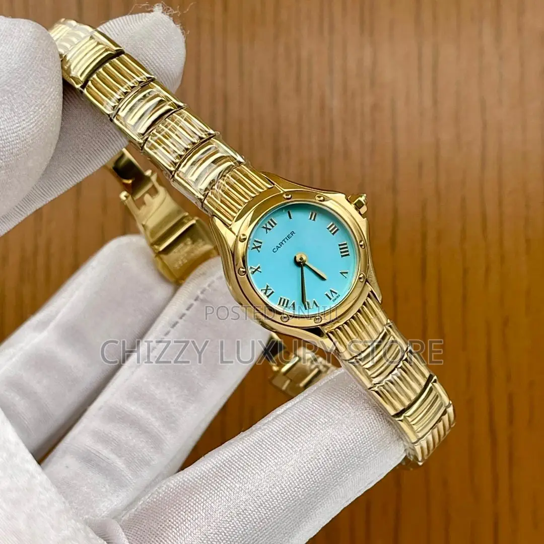 Cartier Quality Luxury Ladies Chain Strap Wristwatch