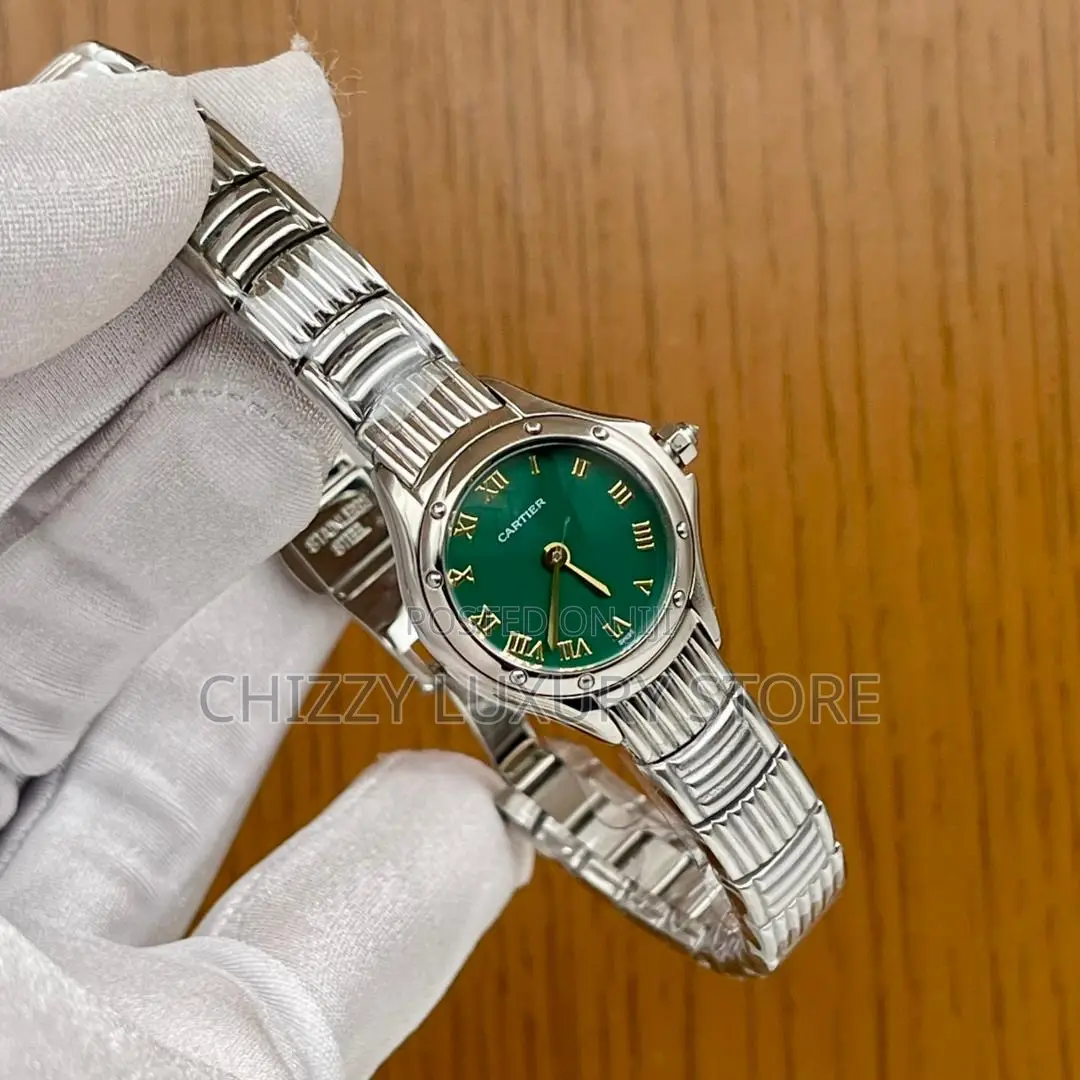 Cartier Quality Luxury Ladies Chain Strap Wristwatch