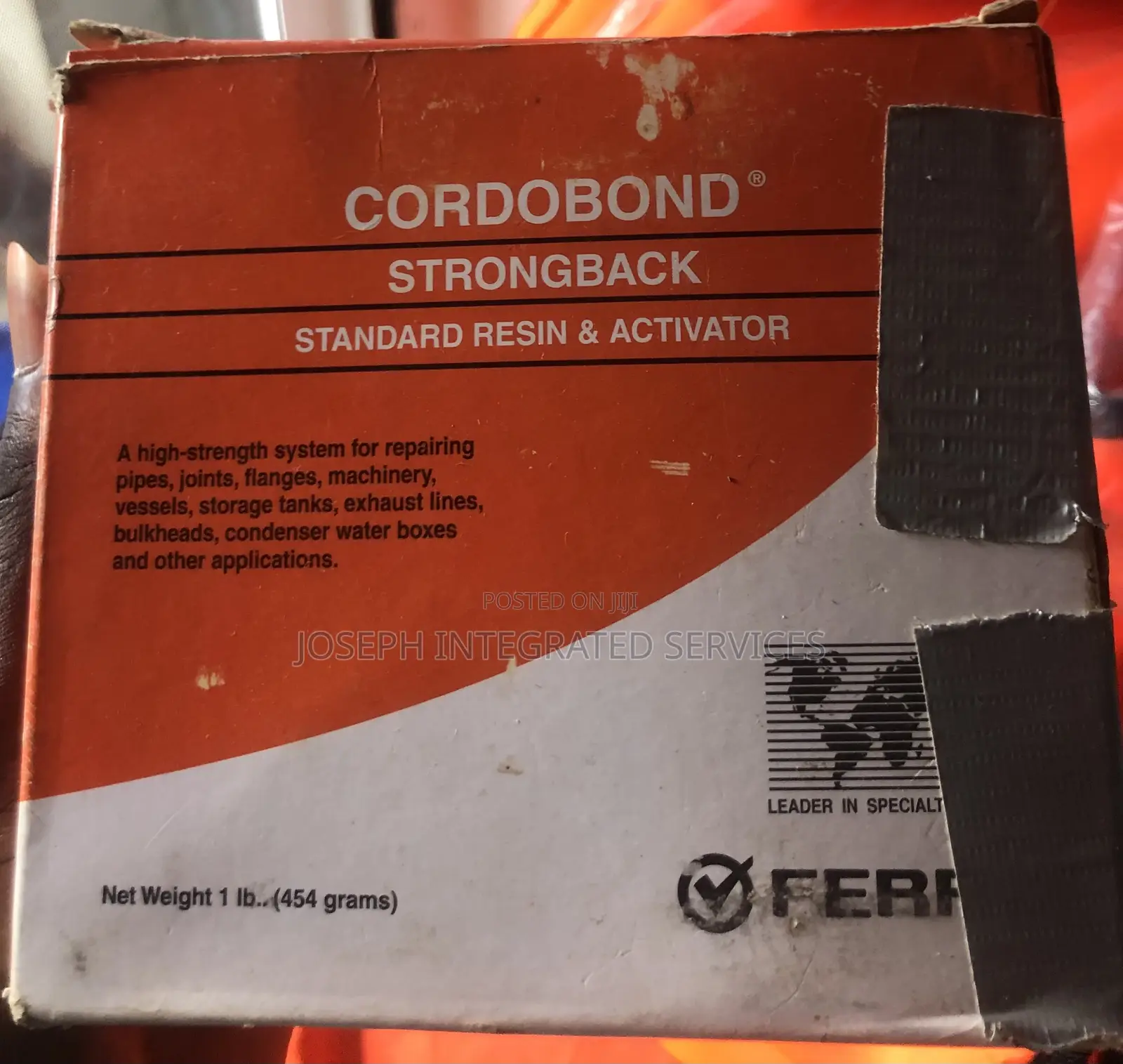 Cordobond Strongback Standard Resin and Activator
