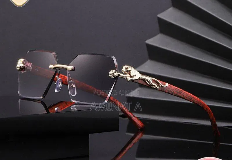 Trendy Black and Red Sunglasses Wirh Case for Men