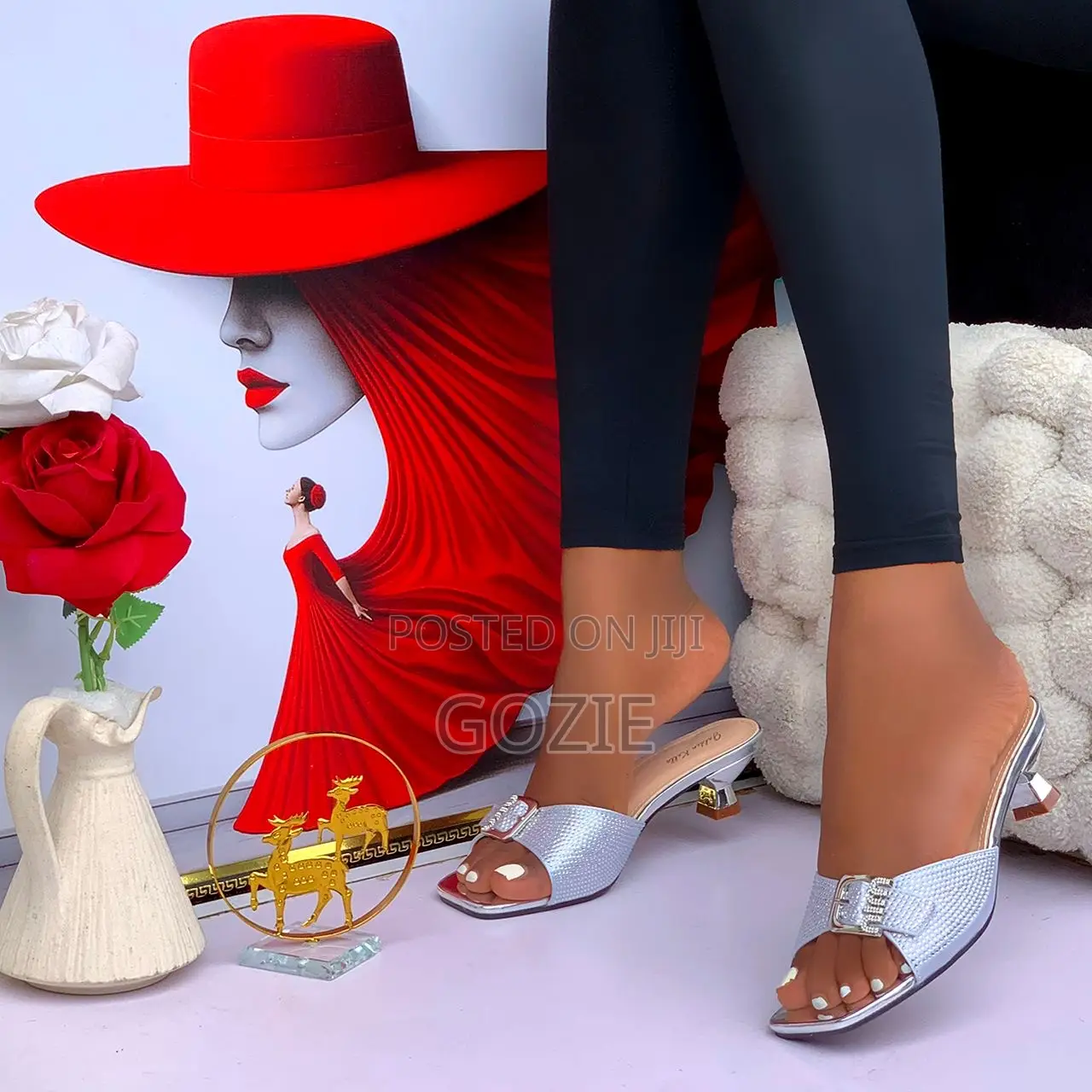 Beautiful Low Heel Slippers