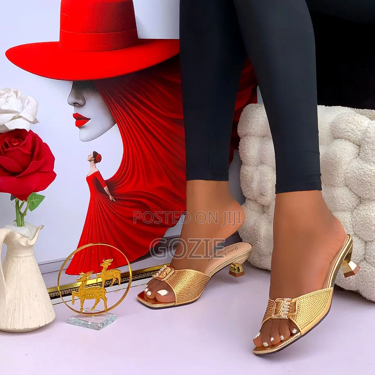 Beautiful Low Heel Slippers