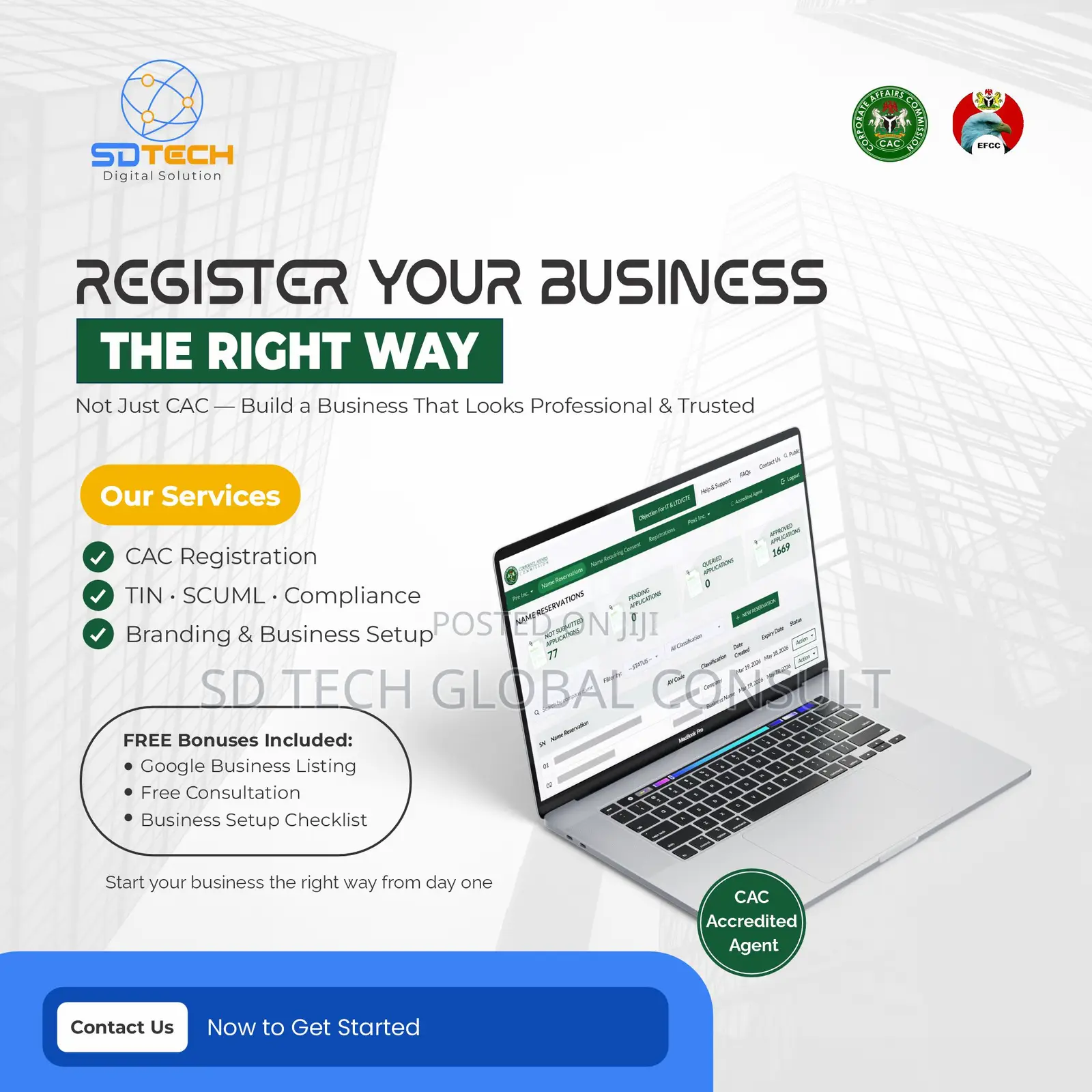 Cac Registration, Scuml, Export License | Branding Website