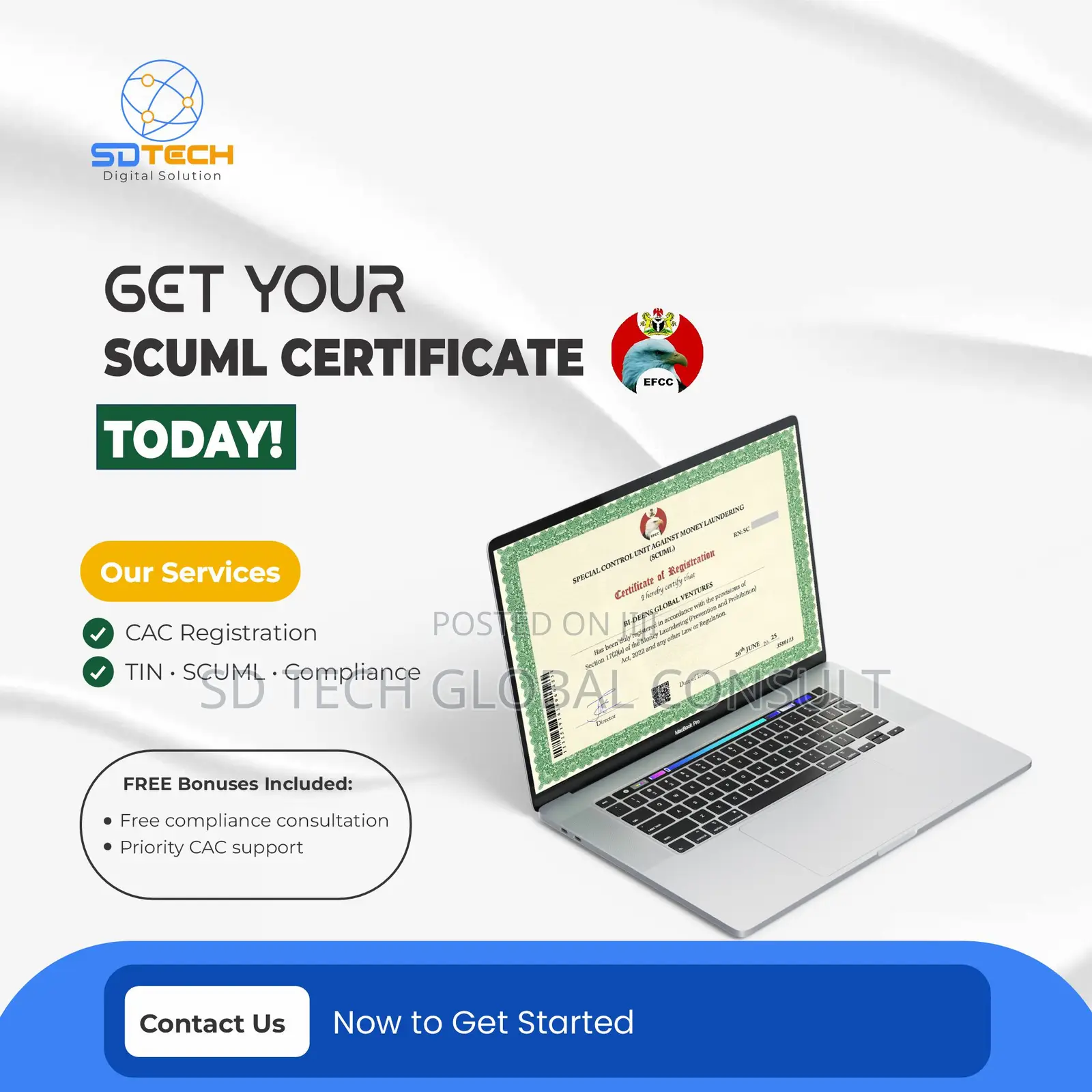 Cac Registration, Scuml, Export License | Branding Website