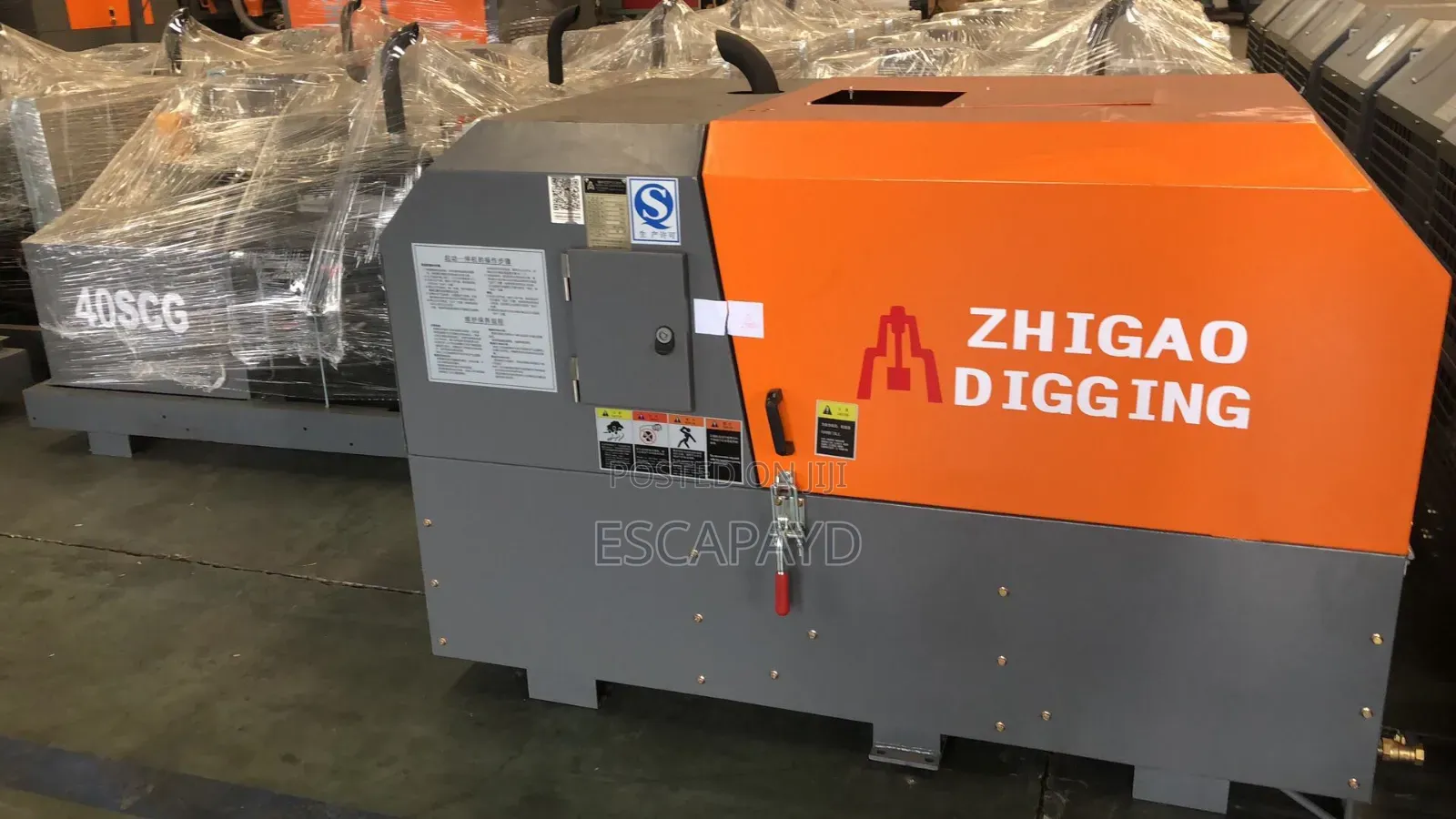 40scy-7 Diesel Portable Screw Air Compressor 4.5m3/Min 7bar