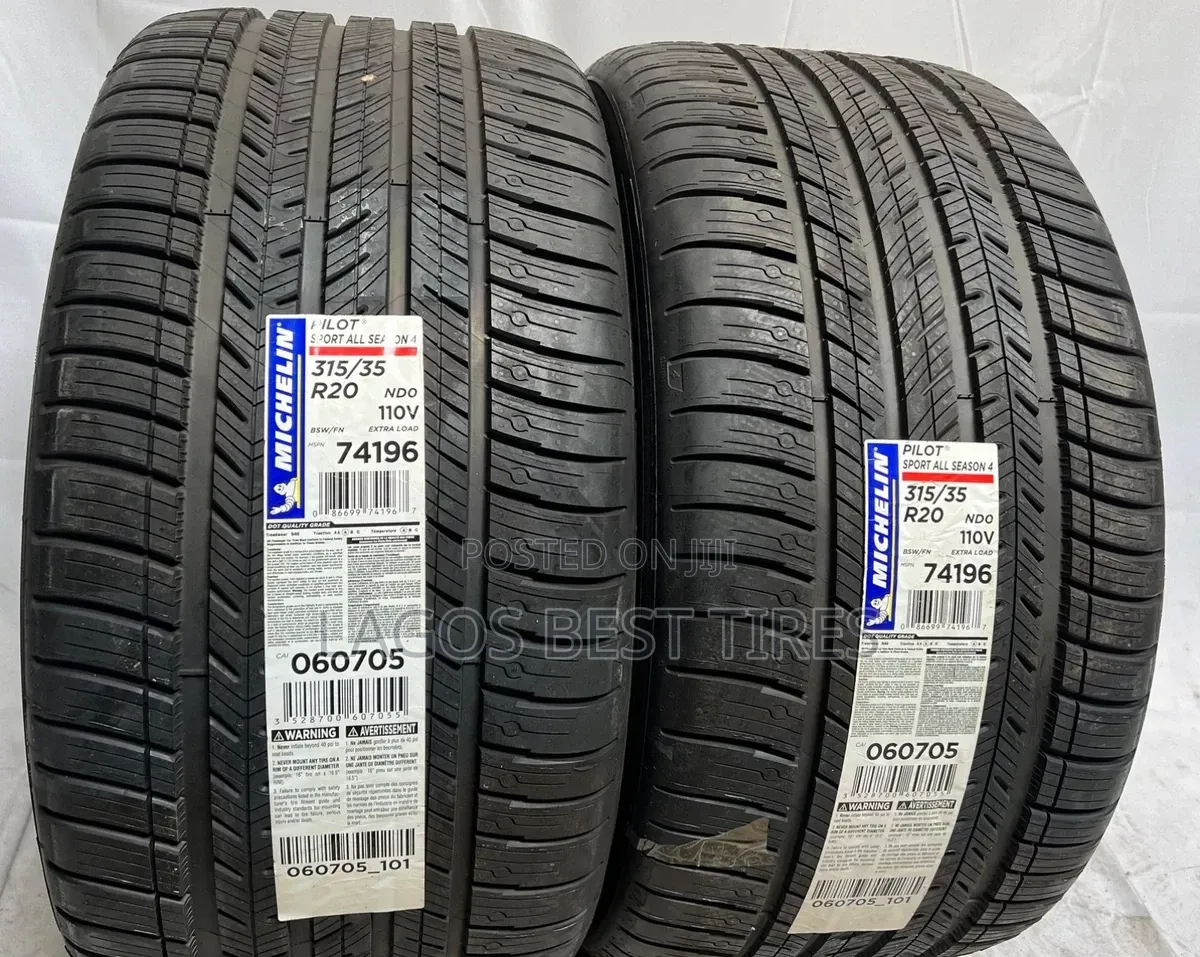 Unused Michelin Pilot Sport All Season 4 -315/35 R20(Beast Mode Tires)